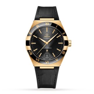 replica Omega Constellation Co Axial Master Chronometer 41mm Herrenuhr Gelbgold O13163412101001