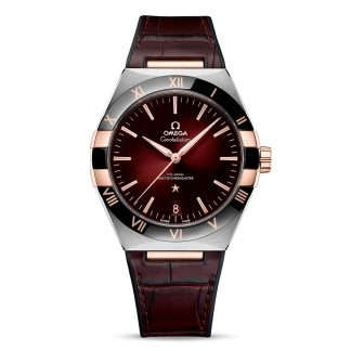 replica Omega Constellation Co Axial Master Chronometer 41mm Herrenuhr Rot O13123412111001