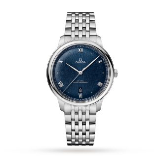 replica Omega De Ville Prestige Co Axial Master Chronometer 40mm Herrenuhr blau O43410402003001