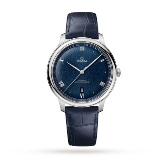 replica Omega De Ville Prestige Co Axial Master Chronometer 40mm Herrenuhr blau O43413402003001