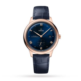 replica Omega De Ville Prestige Co Axial Master Chronometer kleine Sekunden 41mm Herrenuhr blau O43453412003001