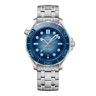 replica Omega Seamaster Diver 300M Co Axial Master Chronometer 42mm Sommer Blau O21030422003003