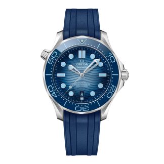 replica Omega Seamaster Diver 300M Co Axial Master Chronometer 42mm Sommer Blau O21032422003002